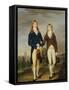 Portrait of Two et on Schoolboys, et on Chapel Beyond-Francis Alleyne-Framed Stretched Canvas