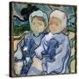 Portrait of Two Girls Painting by Vincent Van Gogh (1853-1890) 1890 Sun. 0,51X0,51 M Paris, Musee D-Vincent van Gogh-Stretched Canvas