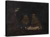 Portrait of Two Women-null-Stretched Canvas