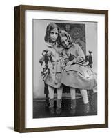 Portrait of Two Young Girls, C.1853-John Gregory Crace-Framed Giclee Print