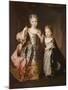 Portrait of Two Young Girls-Alexis-simon Belle-Mounted Giclee Print