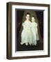 Portrait of Two Young Girls-Dirk Van Erp-Framed Giclee Print