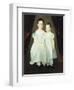 Portrait of Two Young Girls-Dirk Van Erp-Framed Giclee Print
