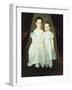 Portrait of Two Young Girls-Dirk Van Erp-Framed Giclee Print
