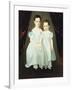 Portrait of Two Young Girls-Dirk Van Erp-Framed Giclee Print