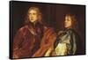 Portrait of Two Young Men-Sir Anthony Van Dyck-Framed Stretched Canvas