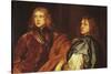 Portrait of Two Young Men-Sir Anthony Van Dyck-Stretched Canvas