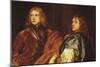 Portrait of Two Young Men-Sir Anthony Van Dyck-Mounted Giclee Print