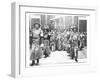 Portrait of Tz'U-Hsi Empress Dowager of China with Ladies-In-Waiting and Guards-null-Framed Giclee Print