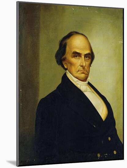 Portrait of U.S. Statesman and Lawyer, Daniel Webster (1782-1852)-Joseph Goodhue Chandler-Mounted Giclee Print