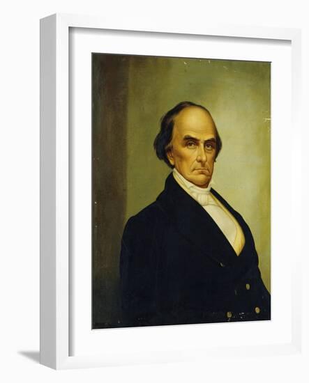 Portrait of U.S. Statesman and Lawyer, Daniel Webster (1782-1852)-Joseph Goodhue Chandler-Framed Giclee Print