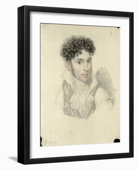 Portrait of Ugo Foscolo-Francois Xavier Fabre-Framed Giclee Print