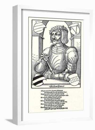 Portrait of Ulrich Von Hutten (1488-152)-Erhard Schoen-Framed Giclee Print