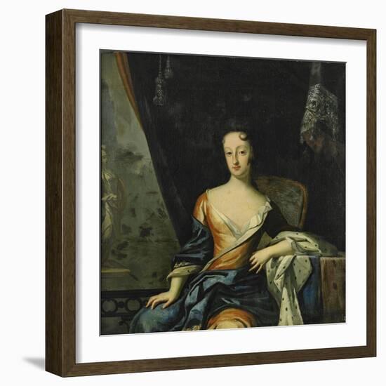 Portrait of Ulrika Eleonora (1688-174), Queen of Sweden-David von Krafft-Framed Giclee Print