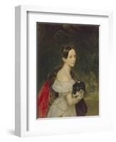 Portrait of Ulyana M. Smirnova, 1837-1840-Karl Pavlovich Briullov-Framed Giclee Print