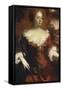 Portrait of Ursula Bunbury, Later Mrs. Morgan, Seated Three-Quarter Length, as Saint-Agnes, in a…-Garret Morphy (Attr to)-Framed Stretched Canvas