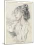 Portrait of Ursula Tyrwhitt, C.1897-Augustus Edwin John-Mounted Giclee Print