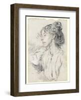 Portrait of Ursula Tyrwhitt, C.1897-Augustus Edwin John-Framed Giclee Print