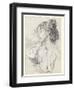 Portrait of Ursula Tyrwhitt, C.1897-Augustus Edwin John-Framed Giclee Print