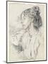 Portrait of Ursula Tyrwhitt, C.1897-Augustus Edwin John-Mounted Giclee Print