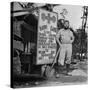 Portrait of Us Army Worker Ferdinand a Robichaux, Burma, July 1944-Bernard Hoffman-Stretched Canvas