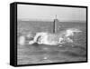 Portrait of USS Nautilus Submarine-null-Framed Stretched Canvas