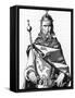 Portrait of Uther Pendragon, Illustration from 'The Story of King Arthur and His Knights', 1903 (En-Howard Pyle-Framed Stretched Canvas