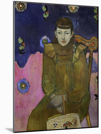 Portrait of Vaiite (Jeann) Goupil, 1896-Paul Gauguin-Mounted Giclee Print