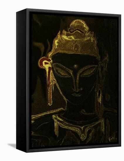 portrait of vajrasattva1-Rabi Khan-Framed Stretched Canvas