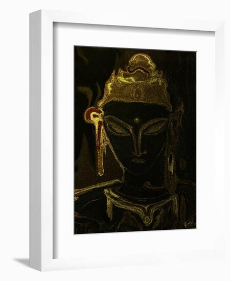 portrait of vajrasattva1-Rabi Khan-Framed Art Print