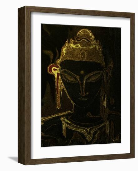 portrait of vajrasattva1-Rabi Khan-Framed Art Print