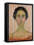 Portrait of Valentine Godé-Darel (Head of French Woma)-Ferdinand Hodler-Framed Stretched Canvas