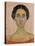 Portrait of Valentine Godé-Darel (Head of French Woma)-Ferdinand Hodler-Stretched Canvas