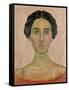 Portrait of Valentine Godé-Darel (Head of French Woma)-Ferdinand Hodler-Framed Stretched Canvas