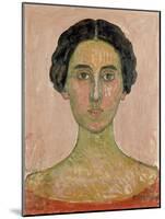 Portrait of Valentine Godé-Darel (Head of French Woma)-Ferdinand Hodler-Mounted Giclee Print