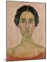 Portrait of Valentine Godé-Darel (Head of French Woma)-Ferdinand Hodler-Mounted Giclee Print