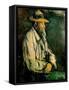 Portrait of Vallier, Seated, 1906-Paul Cézanne-Framed Stretched Canvas