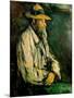 Portrait of Vallier, Seated, 1906-Paul Cézanne-Mounted Giclee Print