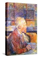 Portrait of Van Gogh-Henri de Toulouse-Lautrec-Stretched Canvas