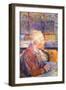 Portrait of Van Gogh-Henri de Toulouse-Lautrec-Framed Art Print