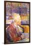 Portrait of Van Gogh-Henri de Toulouse-Lautrec-Framed Art Print