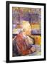 Portrait of Van Gogh-Henri de Toulouse-Lautrec-Framed Art Print