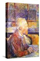 Portrait of Van Gogh-Henri de Toulouse-Lautrec-Stretched Canvas