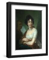 Portrait of Varvara Monycharova (Arapetova)-Vladimir Lukich Borovikovsky-Framed Giclee Print