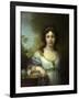 Portrait of Varvara Shidlovskaya, 1798-Vladimir Lukich Borovikovsky-Framed Giclee Print