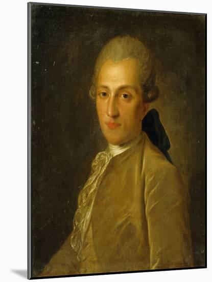 Portrait of Vasily Sergeyevich Naryshkin (1740-180), 1770S-Fyodor Stepanovich Rokotov-Mounted Giclee Print