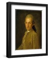 Portrait of Vasily Sergeyevich Naryshkin (1740-180), 1770S-Fyodor Stepanovich Rokotov-Framed Giclee Print