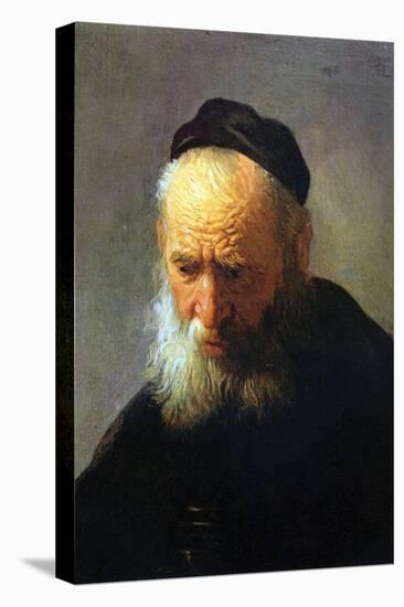 Portrait of Vaters-Rembrandt van Rijn-Stretched Canvas