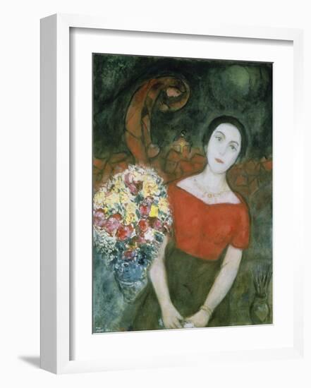 Portrait of Vava-Marc Chagall-Framed Premium Giclee Print