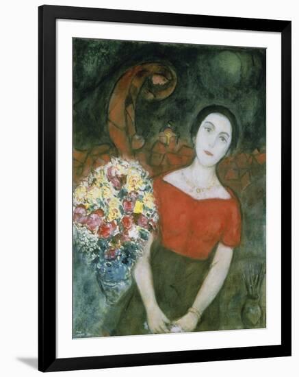 Portrait of Vava-Marc Chagall-Framed Giclee Print